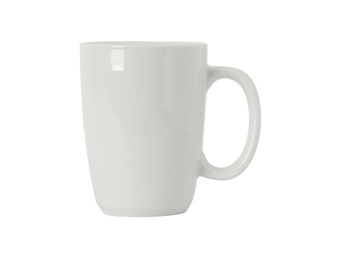 Tuxton BPM-135L 3-1/2" 13-1/2 Oz. Porcelain Porcelain White Newport Mug (3 Dozen Per Case)