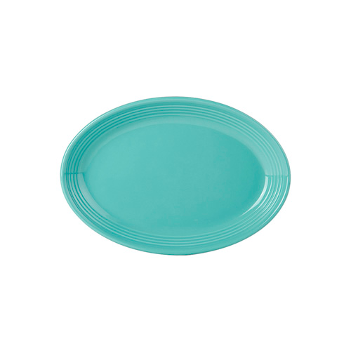 Tuxton CIH-0962 Ceramic Island Blue Round Platter (2 Dozen Per Case)