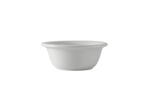 Tuxton BWB-0809 5-3/8" 8 Oz. Ceramic White Round Pot Pie Dish (1 Dozen)