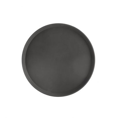 CAC China PDTR-16BK Black Plastic Round Super Tray (12 Each Per Case)