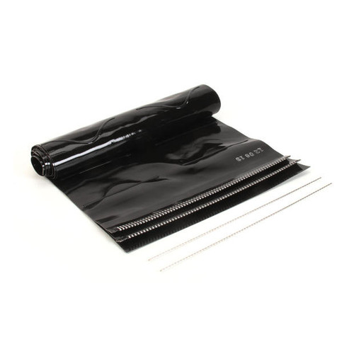 7000416 BLACK WAVY SILICONE BELT