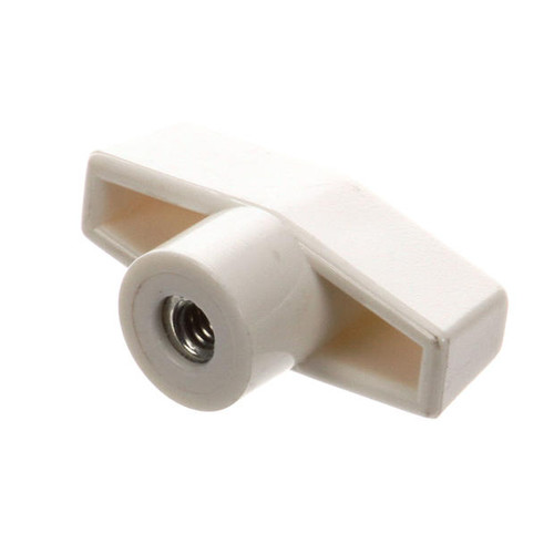 45-01286 KNOB, 1/4-20, WHITE PLASTIC TW