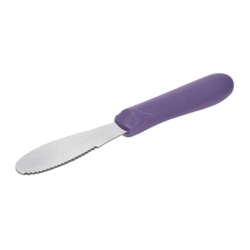 Winco TWP-31P 3-5/8" Purple Polypropelyne Handle Sandwich Spreader
