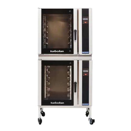Moffat E35T6-26 Doublestack Turbofan Electric Convection Oven (2 each E35T6-26 + 1 each DSKE35-26)