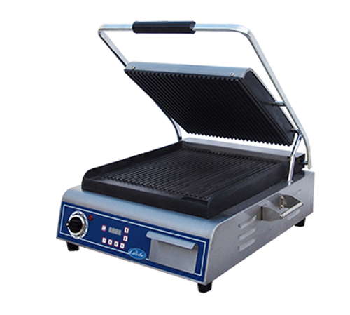 Globe GPG14D-E Electric Countertop Sandwich/Panini Grill - 120 Volts