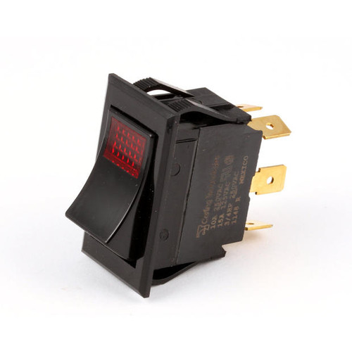 1872404 POWER SWITCH - RED - 250V.