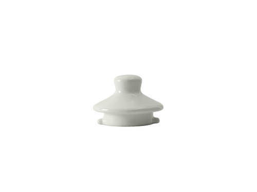 Tuxton BWT-18AL China Cover/ Lid 0" White - 1 Dozen Per Case (1 Dozen)