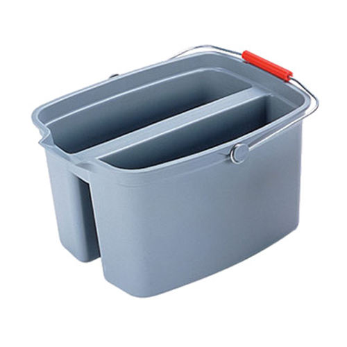 Rubbermaid FG262888GRAY 19 Qt. Gray Double Pail (6 Each Per Case)