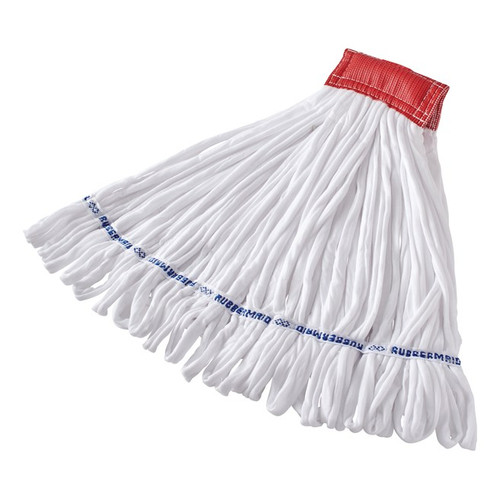 Rubbermaid FGT25600WH00 5" Wide Band White Large Rough Wet Mop Head