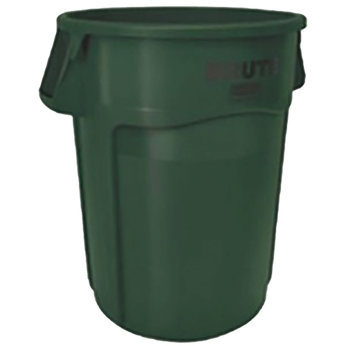 Rubbermaid 1779741 44 Gallon Dark Green BRUTE Vented Container (4 Each Per Case)