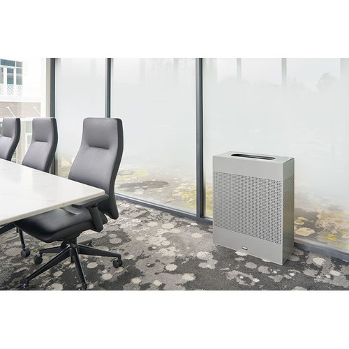 Rubbermaid FGSR18EPLSM Silhouette Indoor Receptacle