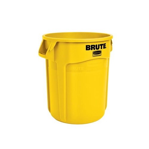 Rubbermaid FG261000YEL 10 Gallon Yellow ProSave BRUTE Container (6 Each Per Case)