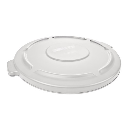 Rubbermaid FG265400WHT White BRUTE Container Lid (3 Each Per Case)