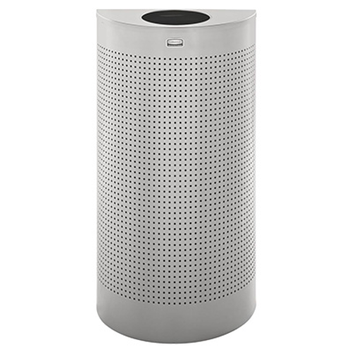 Rubbermaid FGSH12SSPL 12 Gallon Stainless Steel Silhouette Indoor Receptacle