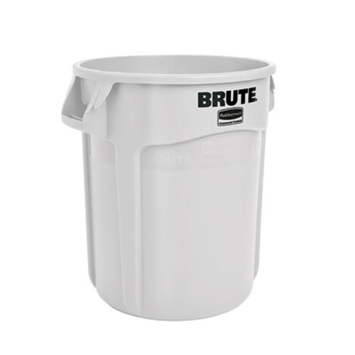 Rubbermaid FG265500WHT 55 Gallon White BRUTE Container (3 Each Per Case)