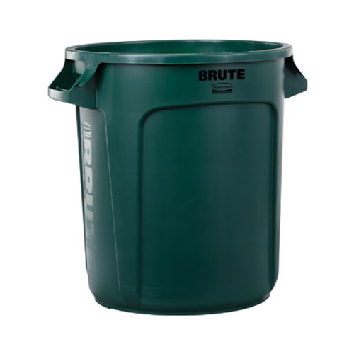 Rubbermaid FG261000DGRN 10 Gallon Round Dark Green ProSave BRUTE Container (6 Each Per Case)