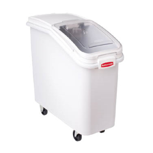 Rubbermaid FG360088WHT 2.75 Cu. Ft. Seamless Mobile ProSave Ingredient Bin