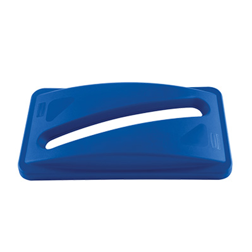 Rubbermaid FG270388BLUE Blue Slim Jim Paper Recycling Top (4 Each Per Case)