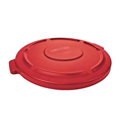 Rubbermaid FG261960RED Red BRUTE Container Lid (6 Each Per Case)