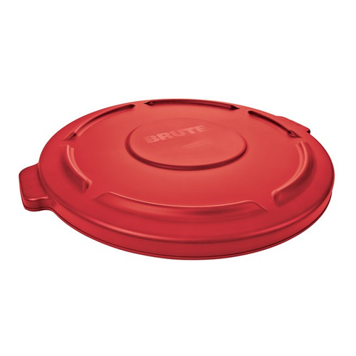Rubbermaid FG261960RED Red BRUTE Container Lid (6 Each Per Case)
