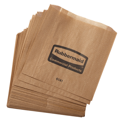 Rubbermaid FG6141000000 Waxed Bags for Sanitary Napkin Receptacle