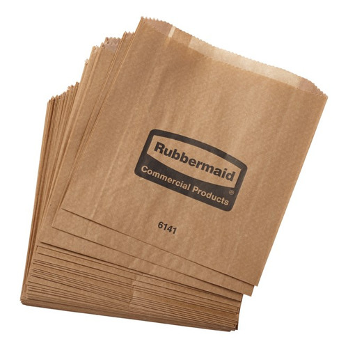 Rubbermaid FG6141000000 Waxed Bags for Sanitary Napkin Receptacle