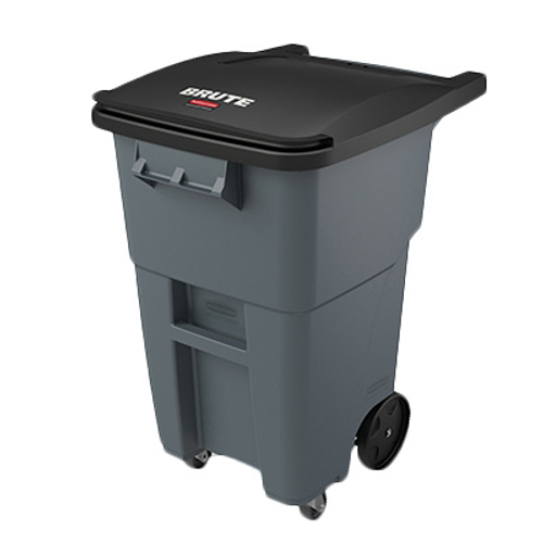 Rubbermaid 1971959 50 Gallon Gray Standard Rollout Container