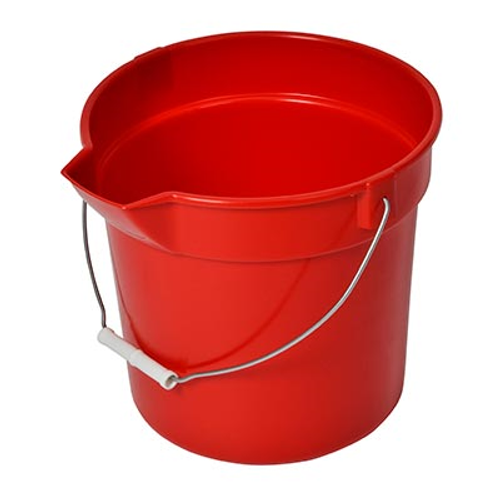 Continental Commercial 8110RD 10 qt. Red Utility Bucket