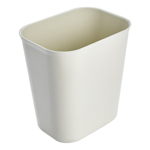 Rubbermaid FG254100BEIG 14 Qt. Beige Waste Basket (6 Each Per Case)