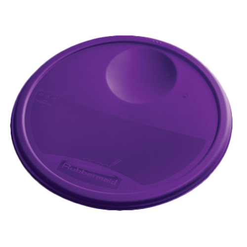 Rubbermaid 1980391 12 Qt. Purple Round Lid (6 Each Per Case)