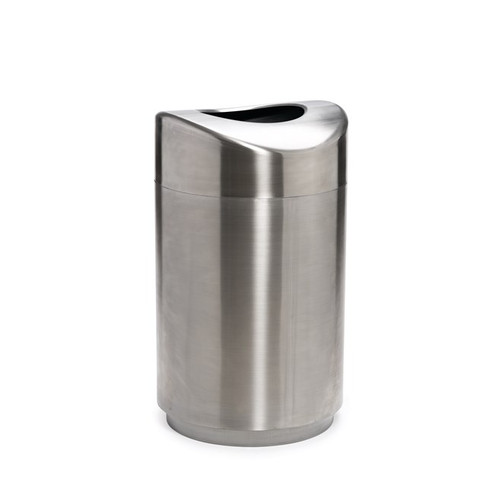 Rubbermaid FGR2030SSPL 30 Gal. Stainless Steel Fire Safe Eclipse Indoor Container