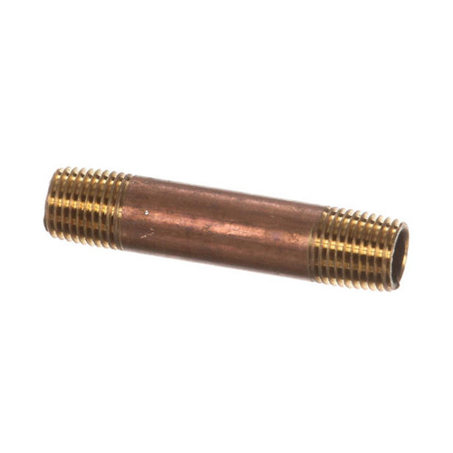 110134 NIPPLE 1/4X2 1/2 BRASS