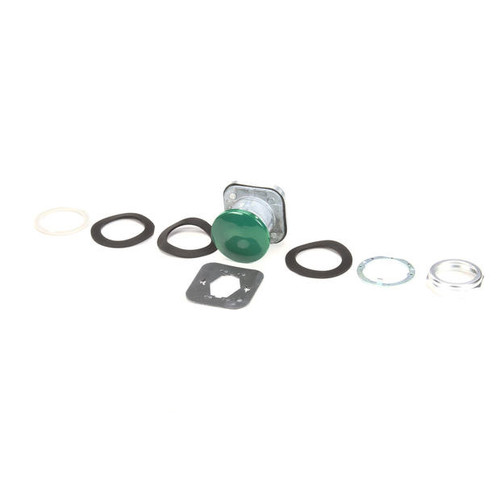 B137 BUTTON, GREEN MSHRM PUSH, 800T