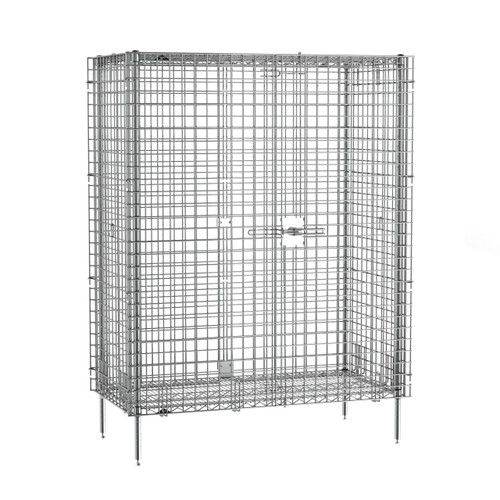 Metro Sec55C Super Erecta Security Unit Stationary Chrome Plated Finish 50-1/2"W