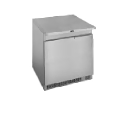 Randell 9404-32-290 32" W One-Section Solid Door Reach-In Undercounter Refrigerator