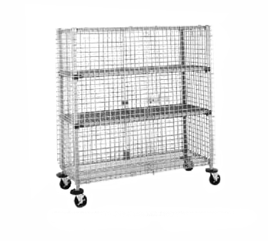 Metro Sec35Ek3 Super Erecta Security Unit Mobile Metroseal 3 Epoxy-Coated Corrosion-Resistant Finish 52-3/4"W