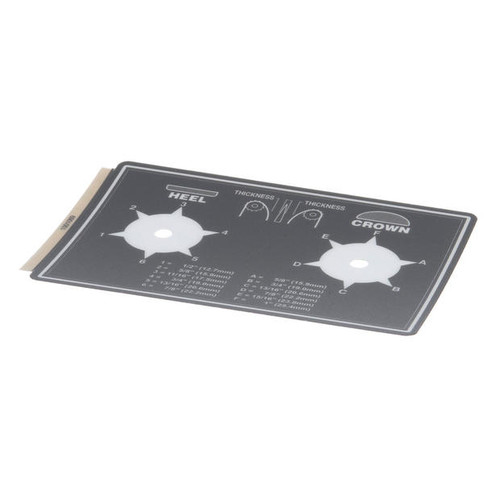 1001069 LABEL, DIAL COMPRESSION