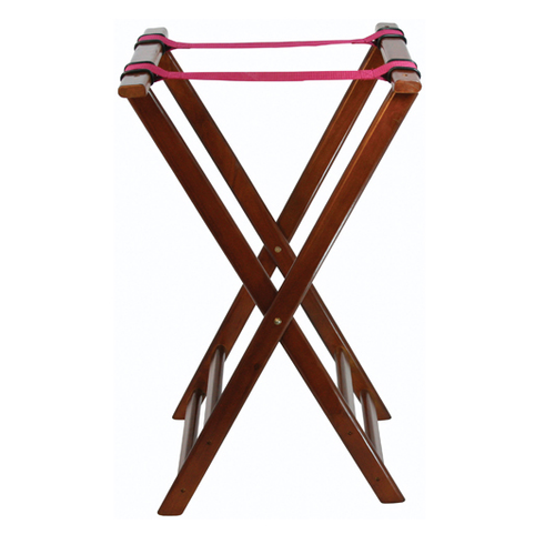 Winco TR-33W 32"H Rubberwood Tray Stand