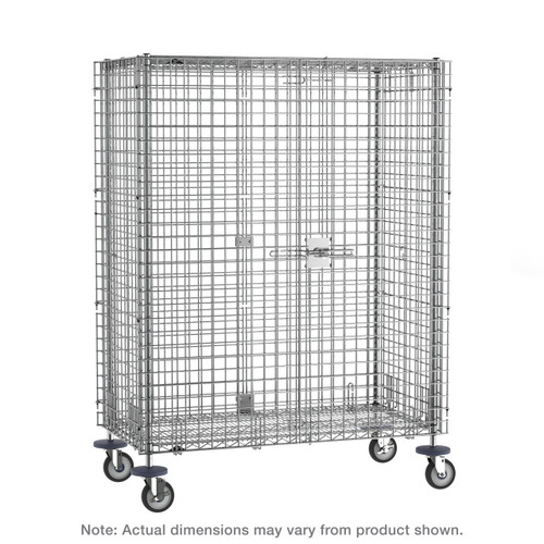 Metro Sec35Ecq Qwikslot Security Unit Mobile Chrome Plated Finish 52-3/4"W
