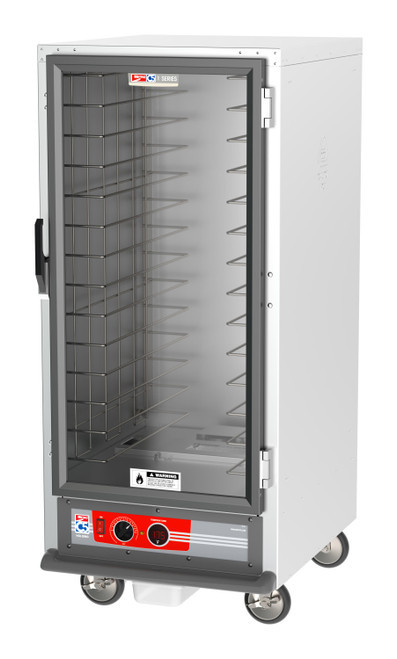 Metro C515-HFC-4 C5 1 Series 3/4-Size Non-Insulated Heated Holding Cabinet with Fixed Wire Slides - 120V