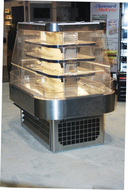 Howard McCray R-OD42I-7-S-LED 84"W Island Open Merchandiser