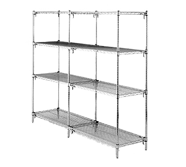 Metro AA326C Super Adjustable Super Erecta Add-On Shelving Unit 30"W Chrome Plated Finish