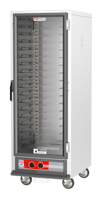 Metro C519-HFC-U C5 1 Series Full-Size Non-Insulated Heated Holding Cabinet with Universal Wire Slides - 120V