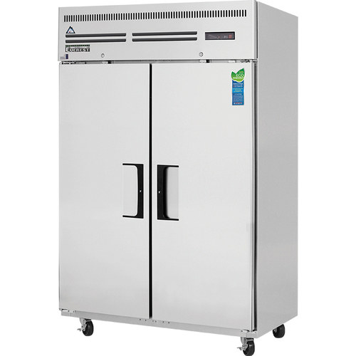 Everest Refrigeration ESF2 49.63" W Two-Section Solid Door Reach-In Freezer - 115 Volts
