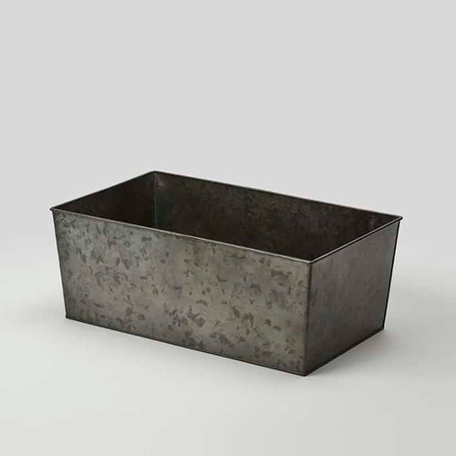 American Metalcraft BEVDG20 Rectangular Galvanized Beverage Tub 20.5" L x 12" W x 8" H