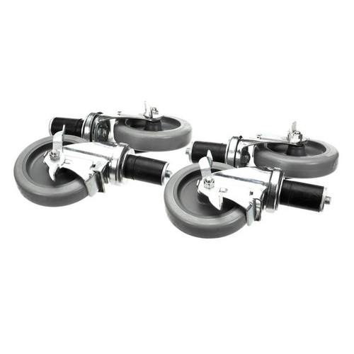 B241 CASTER SET - (4) LOCKING 5 DIA