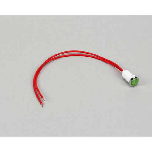 G01296-3 PILOT GREEN 250V NEON ROUND