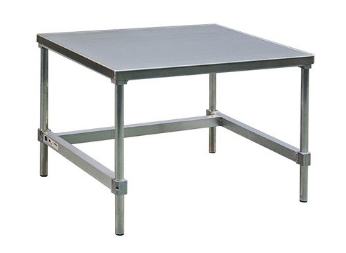 New Age 12436GS 1000 lbs. Capacity 36"W x 24"D x 24"H Aluminum Equipment Stand