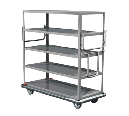 Metro MQ-609L-H 6 Shelves Stainless Steel Queen Mary Cart