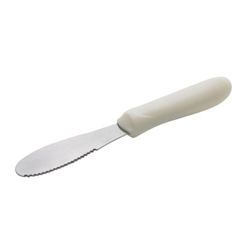 Winco TWP-31 3-5/8" White Polypropelyne Handle Sandwich Spreader